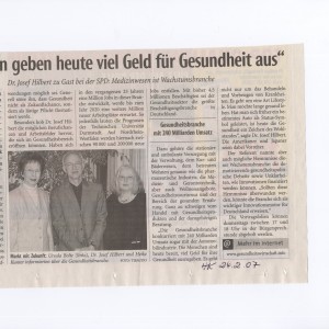 Das Haller Kreisblatt berichtete