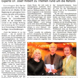 Das Westfalenblatt berichtete